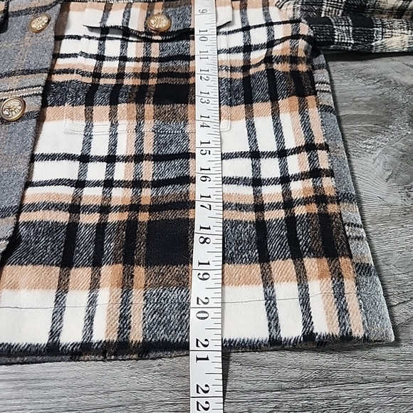 Ivy Jane Patched Plaid Jacket Sz S ($189) - Picture 5 of 9
